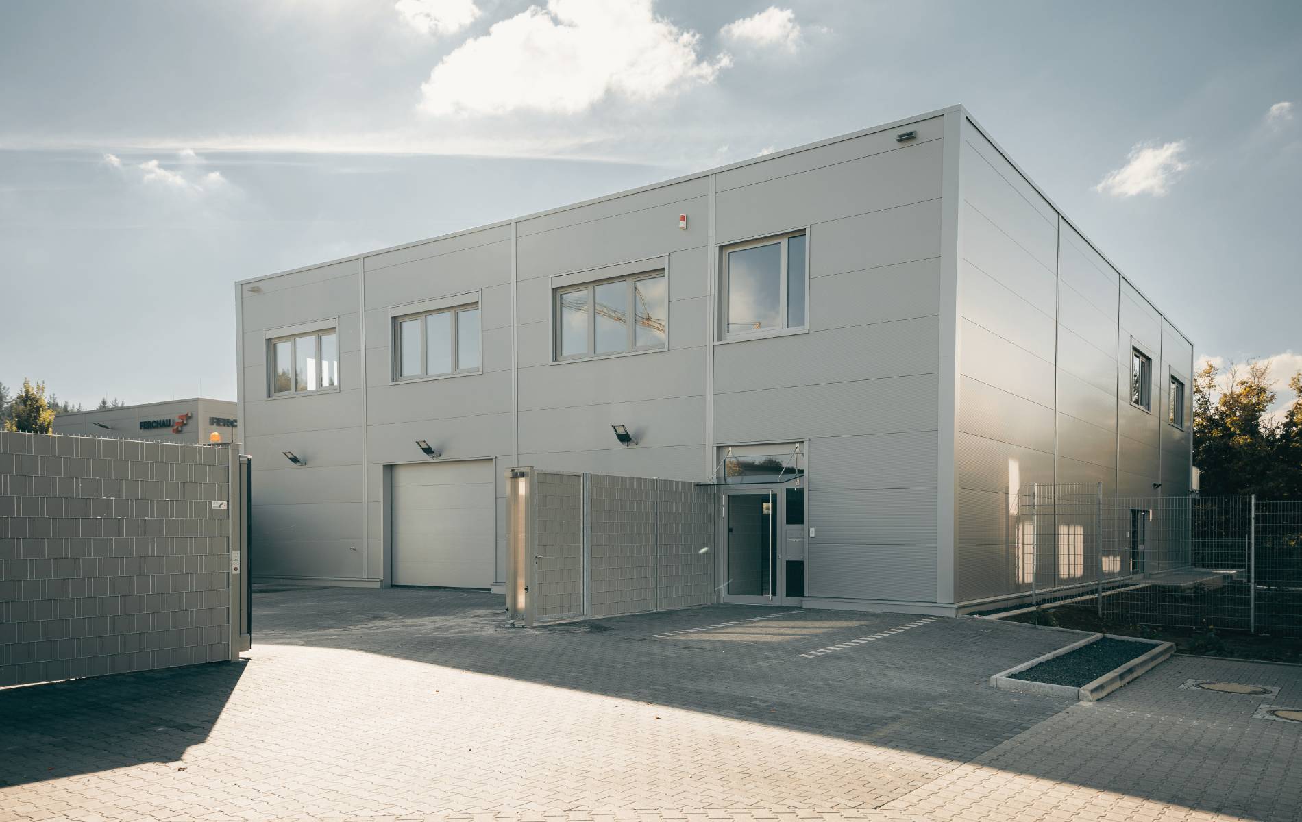 Evomotiv Weissach Außenansicht Projekt Westo Bau
